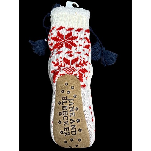 Jane & Bleecker Women's Slipper Socks W/ Non-Skid Sole S/M size 6-7 New with tag - Picture 3 of 4